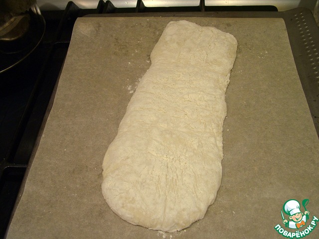 On ciabatta sourdough