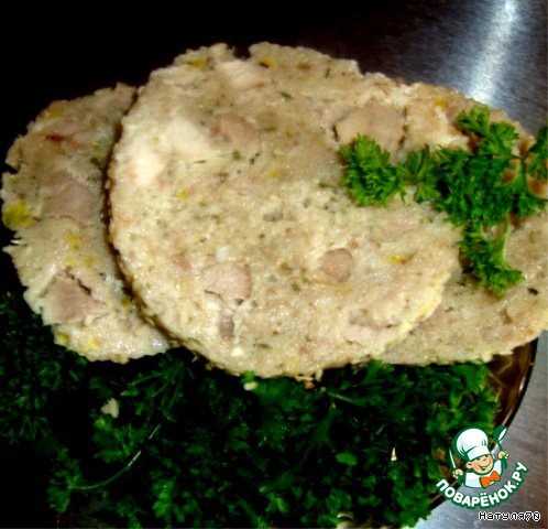 Meatloaf with pistachios and tarragon