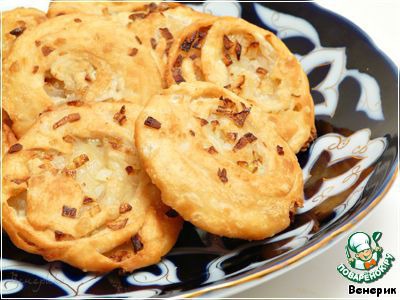 Uzbek onion cakes