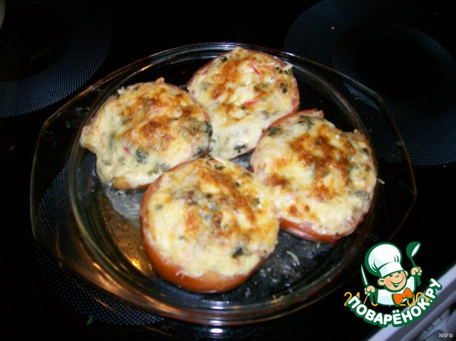 Hot stuffed tomatoes