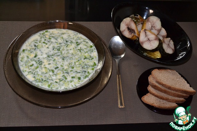 Cold cheese soup