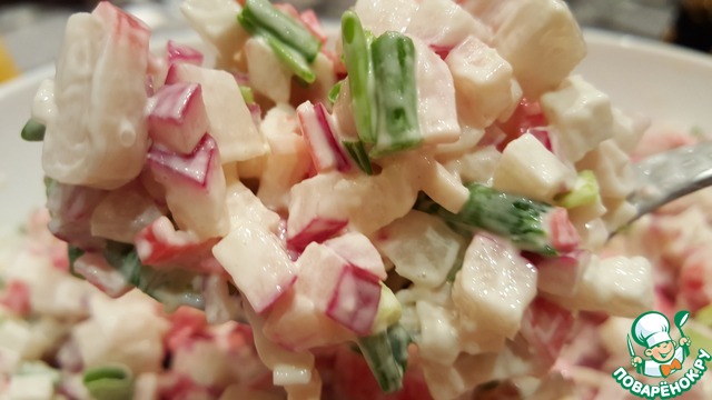 Салат с крабовыми палочками 