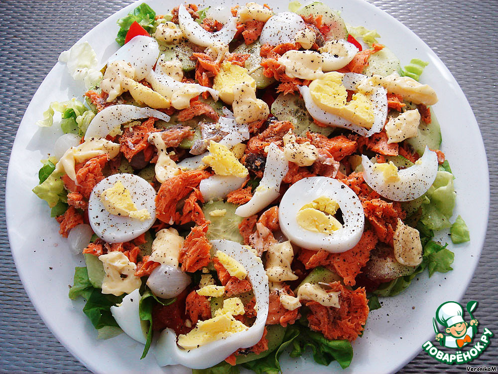 Salmon salad - Zalmsalade