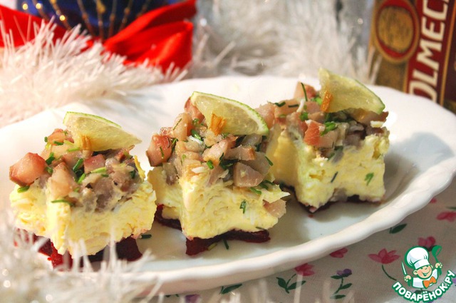 Appetizer of herring 