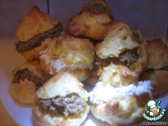 Cheese eclairs