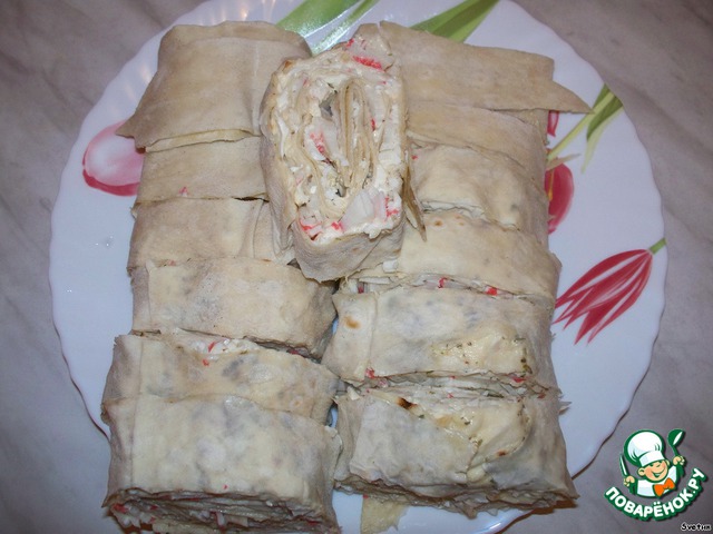 Roll of pita