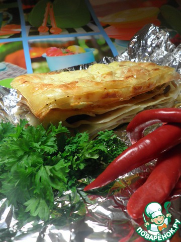 Lasagna with eggplant and ricotta