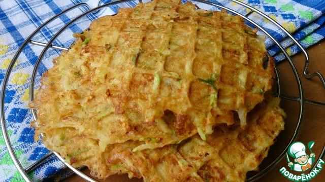 Овощные вафли