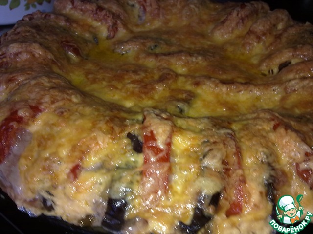 Рататуй из баклажанов, помидоров и мяса