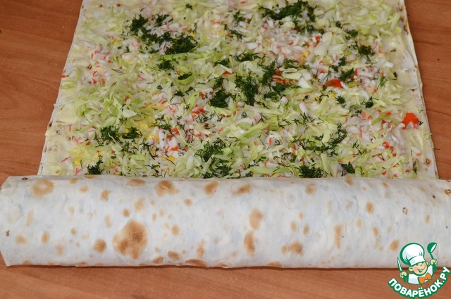 Roll of pita 