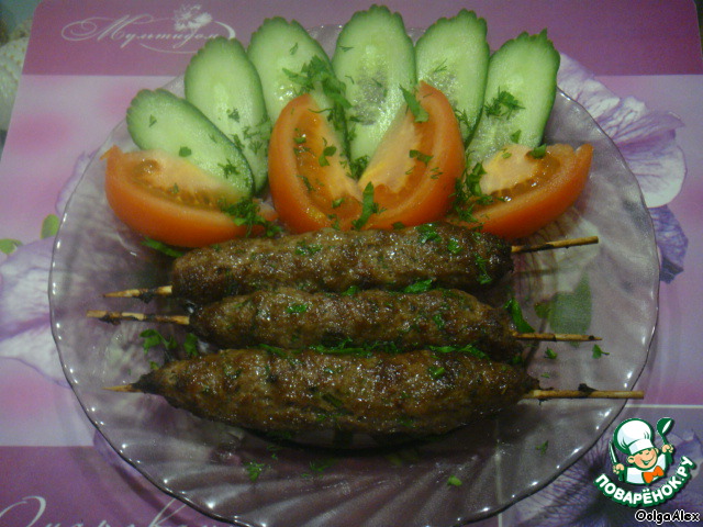 Kebab at home for aerogrill