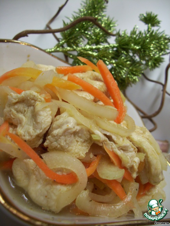 Chicken in the style of 