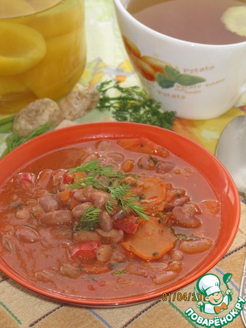 Fasolada-Greek vegetable soup