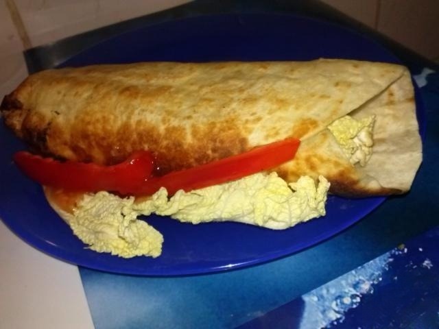 Завтрак в тортилье