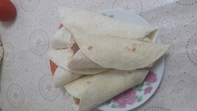 Диетическая шаурма с рыбой