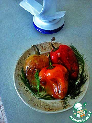 Перец на сухой сковородке