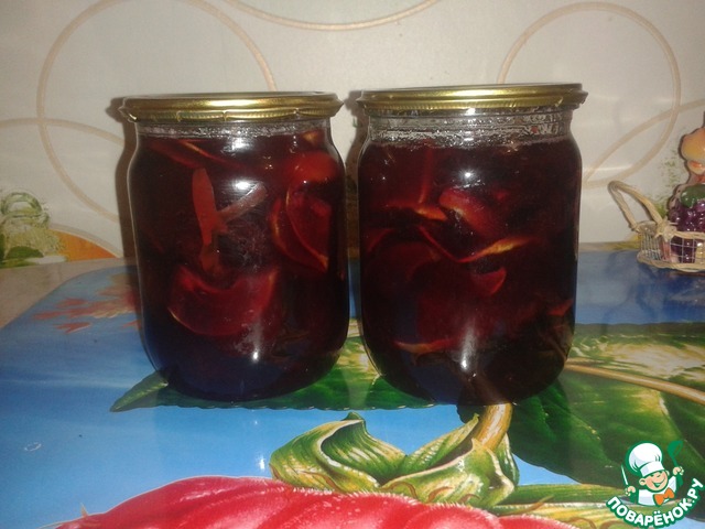 Plum-pear jam