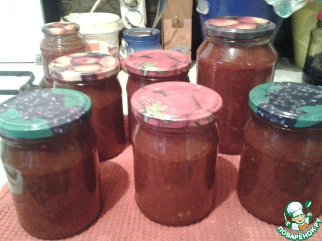 Jam plum and Apple