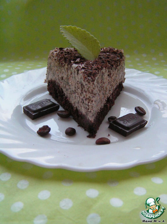 Cheese cake with chocolate chips