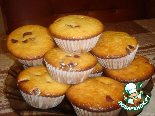 Muffins with condensed milk