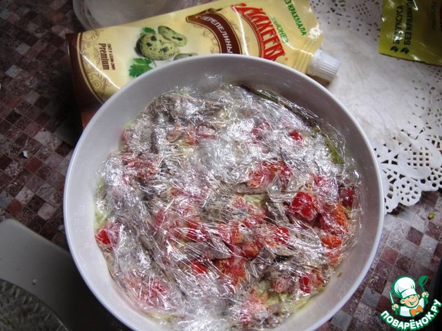 Tongue salad 