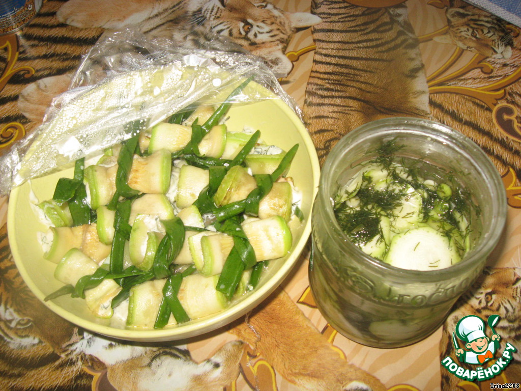 Закуски из кабачков