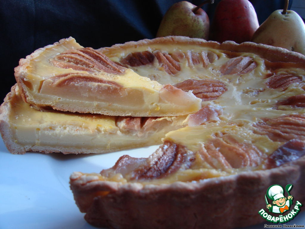 Pie of pears in Alsatians