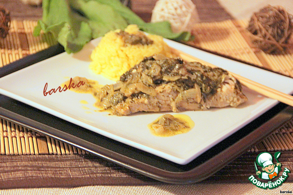 Fish in sorrel sauce