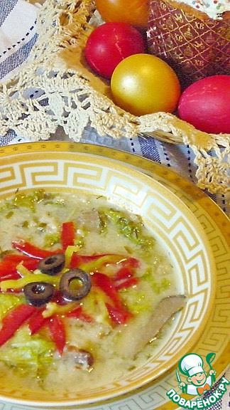 Greek Easter soup magiritsa