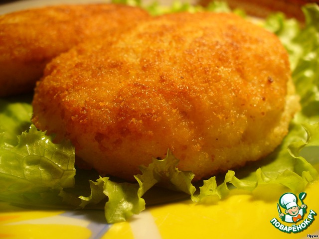 Cheese and rice patties