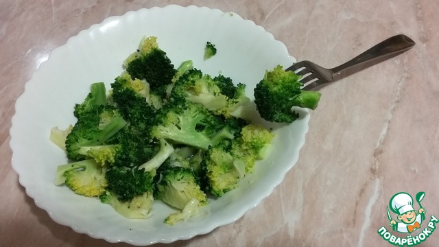 Broccoli in garlic sauce