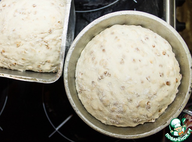 Oatmeal bread with buckwheat