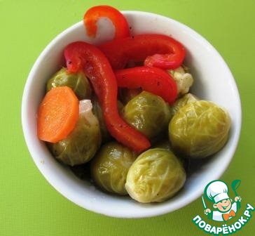Маринованная брюссельская капуста