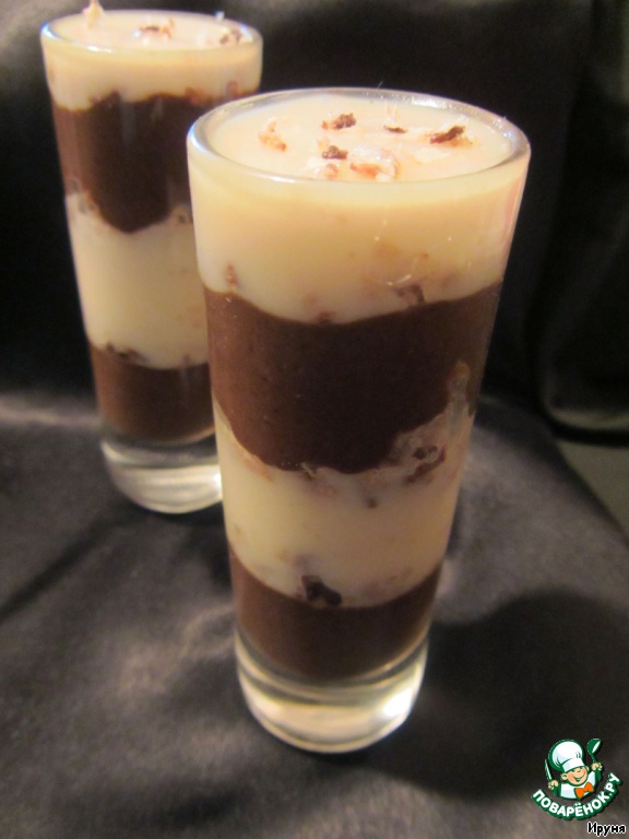 Vanilla-chocolate pudding