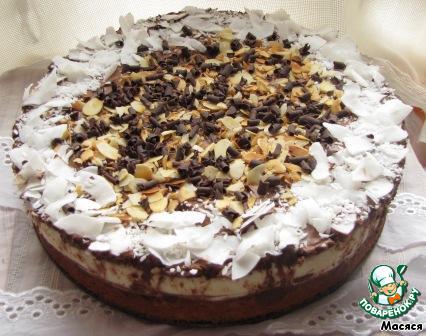 Coconut-chocolate cake