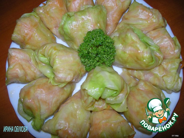 Голубцы с морковью по корейски