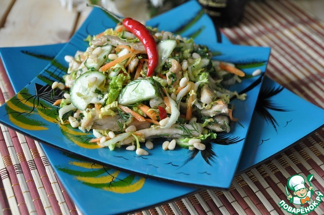 Vietnamese salad with pork