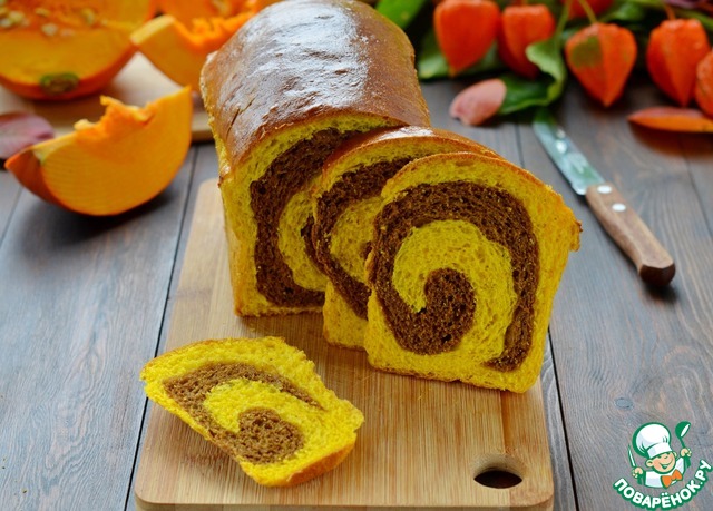 Pumpkin-chocolate bread