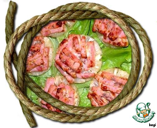 Appetizer with pineapple