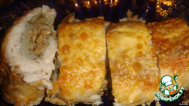 Рыбный рулет, запечeнный в фольге