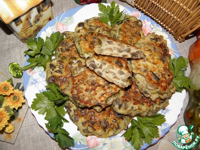 Mushroom fritters 