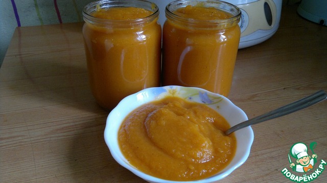 Squash caviar in the steamer