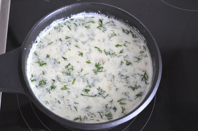 Cream of potato soup