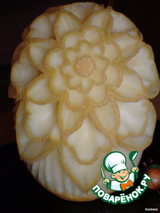 Flower from a melon
