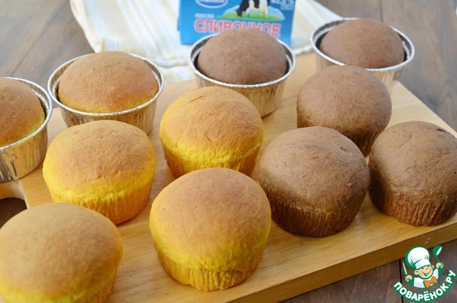 Pumpkin-chocolate muffins