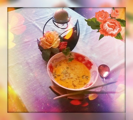 Soup from chicken potroshkov 