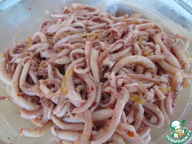 The tentacles of squid in the East