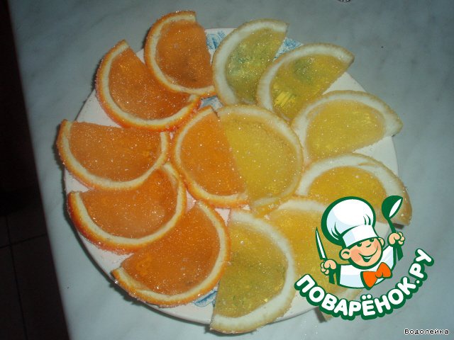 Orange and lemon slices
