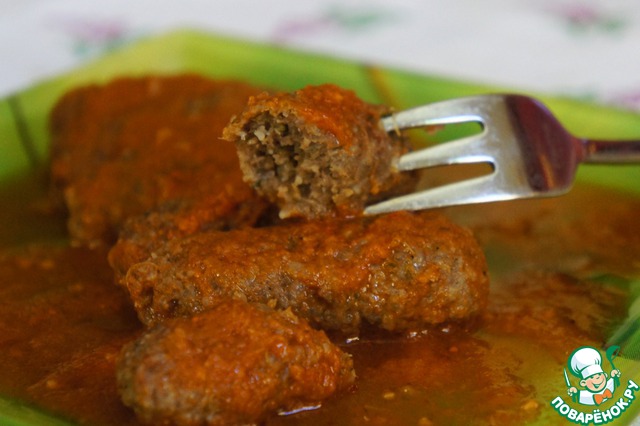 Meat kofta in Egypt