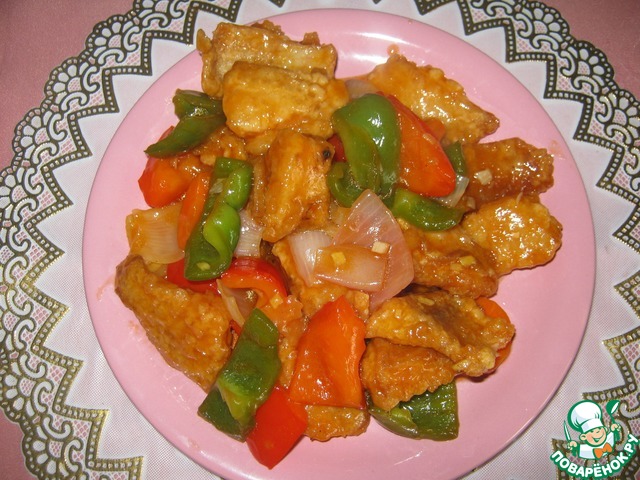 Fish in sweet and sour sauce